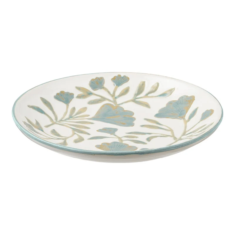 House Nordic Tablett – Keramik, Weißmischung, Ø 35,5 × 5 cm