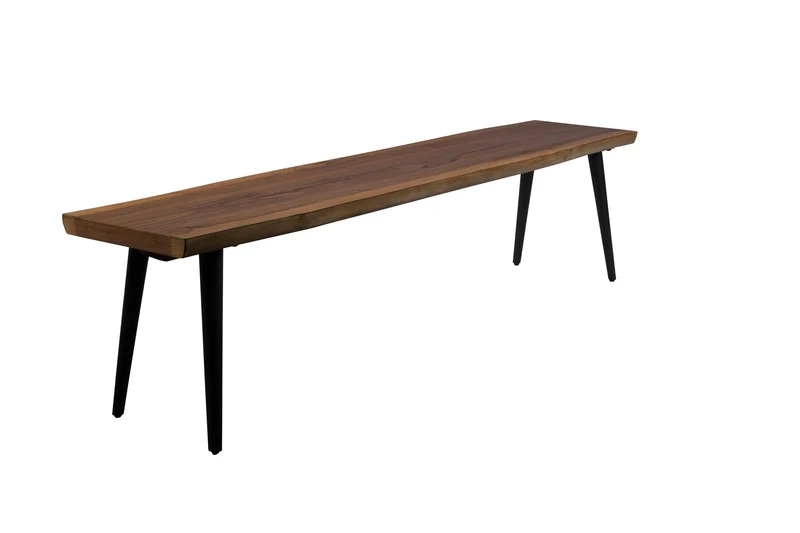 Dutchbone Bank Alagon 180 × 40 cm – Braun, Holz