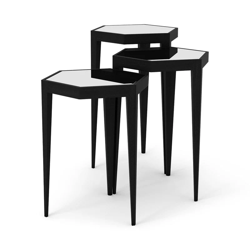 Christopher Guy handgearbeiteter Beistelltisch Set 76-0637 von Instylior