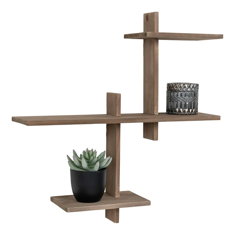 House Nordic Regal Gavi – Natur, 60 × 15 × 36 cm, Holz