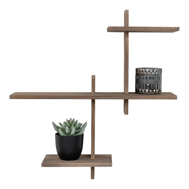 House Nordic Regal Gavi – Natur, 60 × 15 × 36 cm, Holz