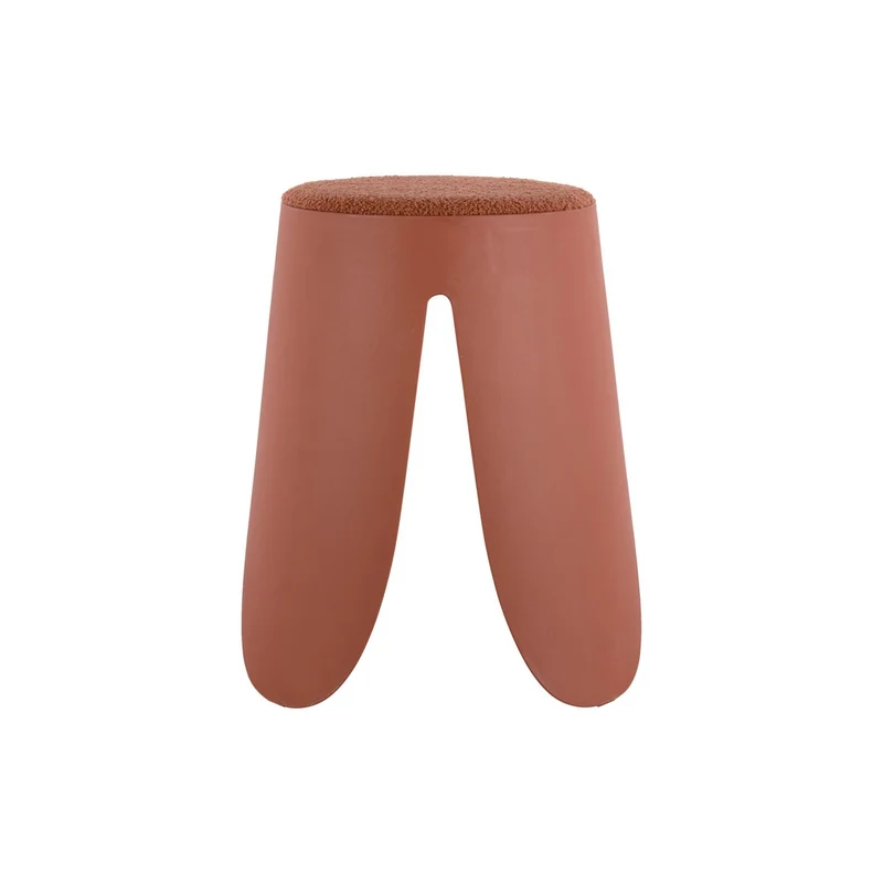 Leitmotiv Hocker Savor – Terrakotta, Kunststoff, Ø ca. 44 cm, Höhe ca. 46 cm