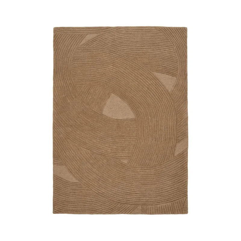House Nordic Teppich Pune – handgetuftet, Braun, 160 × 230 cm