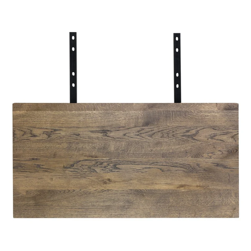 House Nordic Verlängerungsplatten für Montpellier-Tisch – geräuchert, Eiche/Stahl, 95 × 50 × 4 cm, 2er-Set