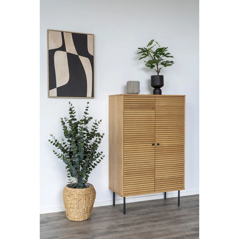 House Nordic Leinwanddruck Kapstadt Nr. 3 – Beige/Schwarz, 50 × 70 cm, Segeltuch