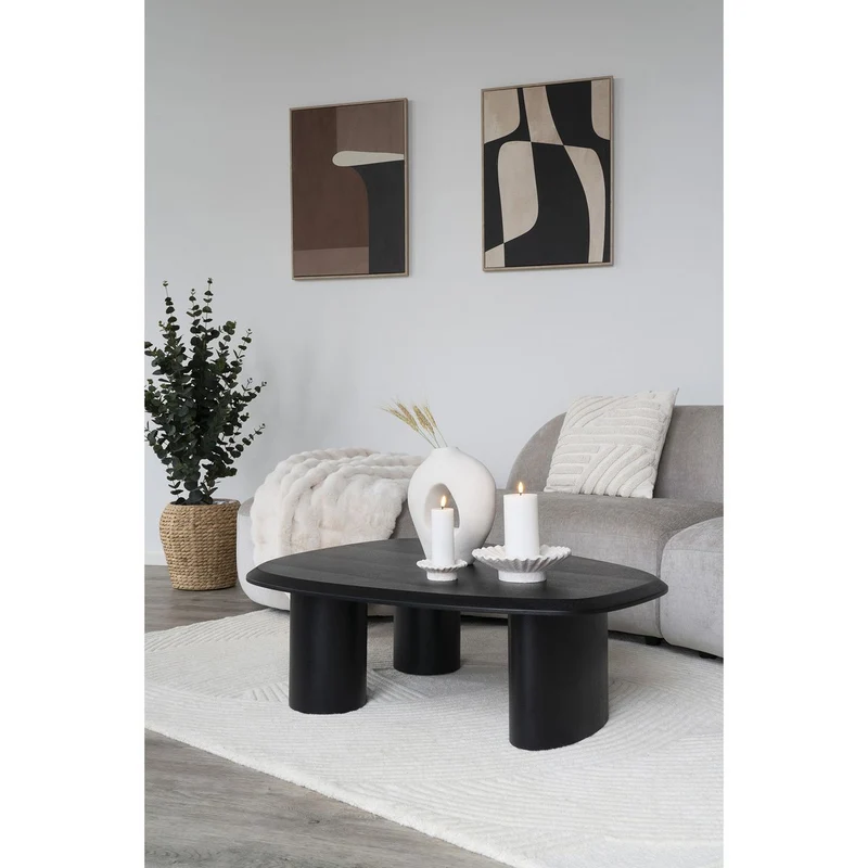 House Nordic Leinwanddruck Kapstadt Nr. 3 – Beige/Schwarz, 50 × 70 cm, Segeltuch