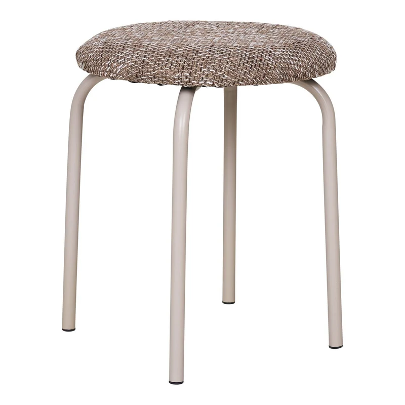 House Nordic Hocker Asmara – Braun, 44 × 44 × 44 cm