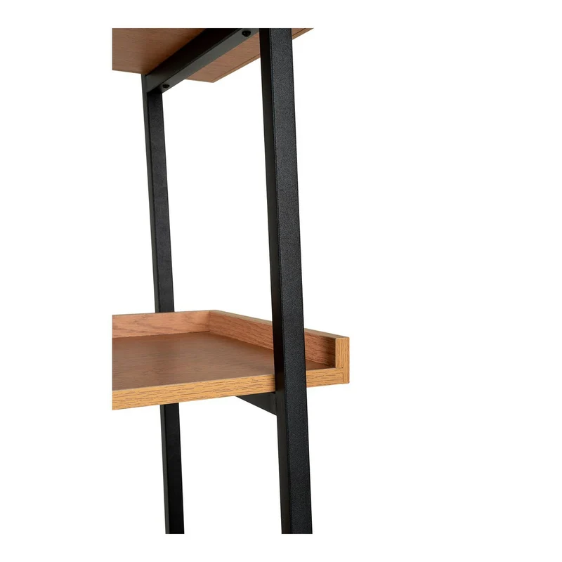 House Nordic Bücherregal Sakai – Esche, Stahl/Holz, 80 × 35 × 185 cm