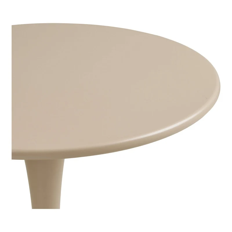 House Nordic Bistrotisch Meira – Stahl, Taupe, Ø 60 × 72 cm