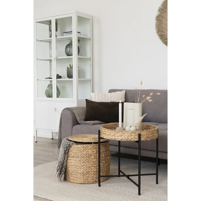 House Nordic Wohndecke Alanya – braun/beige/weiß, Baumwolle, Polyester, 130 × 180 cm