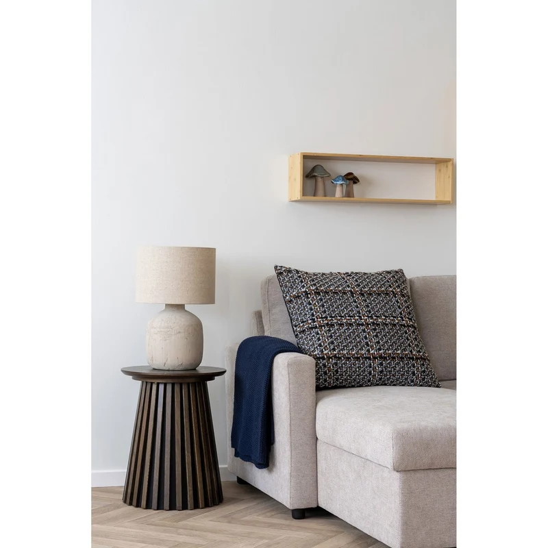 House Nordic Tischleuchte Bilby – Keramik, Beige/Braun, 46,5 cm