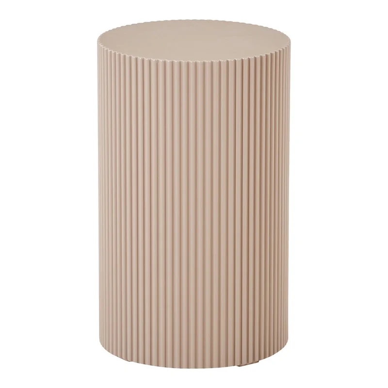 House Nordic Beistelltisch Farense – MDF in Beige/Grau, 30 × 30 × 50 cm