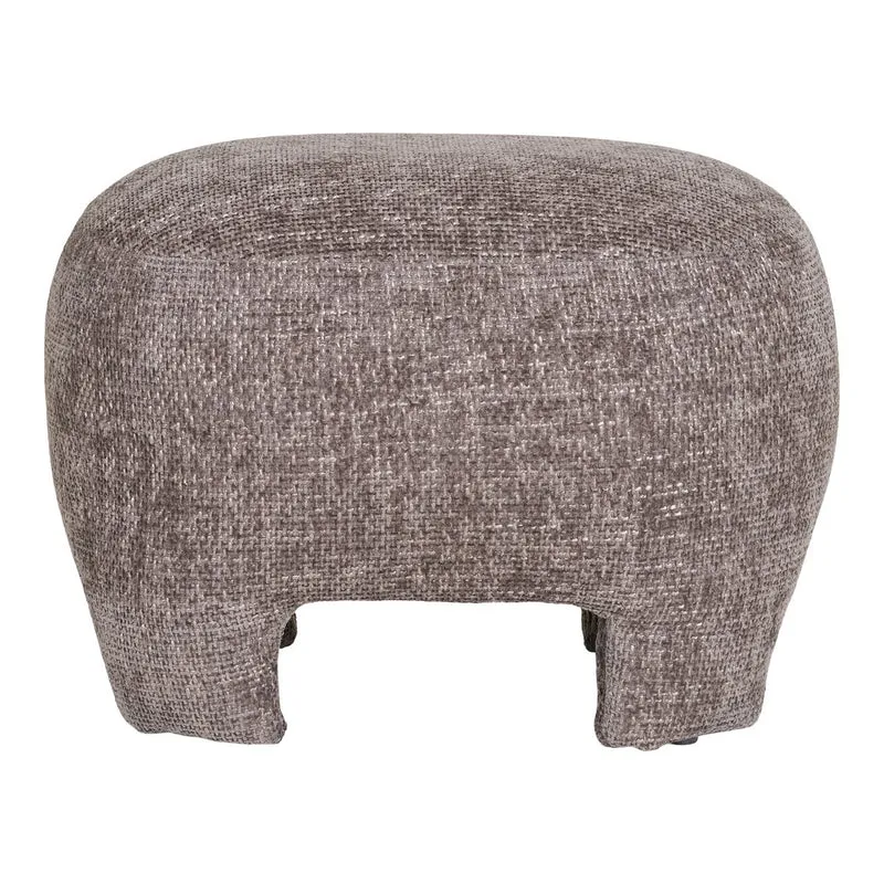 House Nordic Pouf Nazare – Beige, Polyester, 53 × 41 × 38 cm