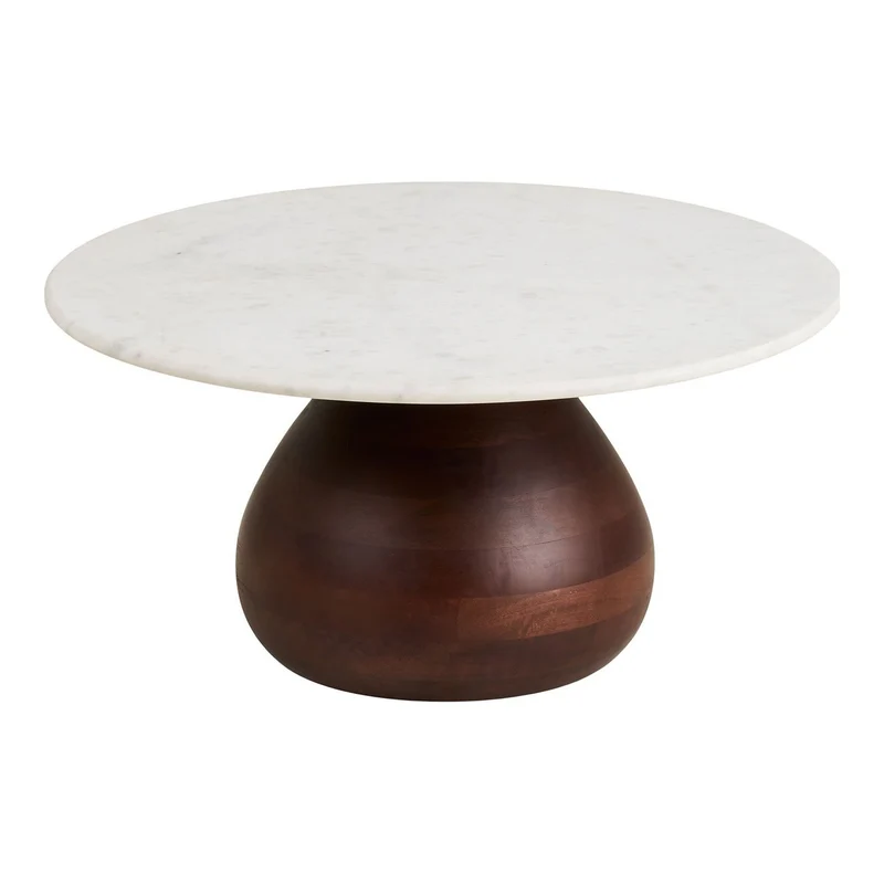 House Nordic Couchtisch Heide – Marmor & Mangoholz