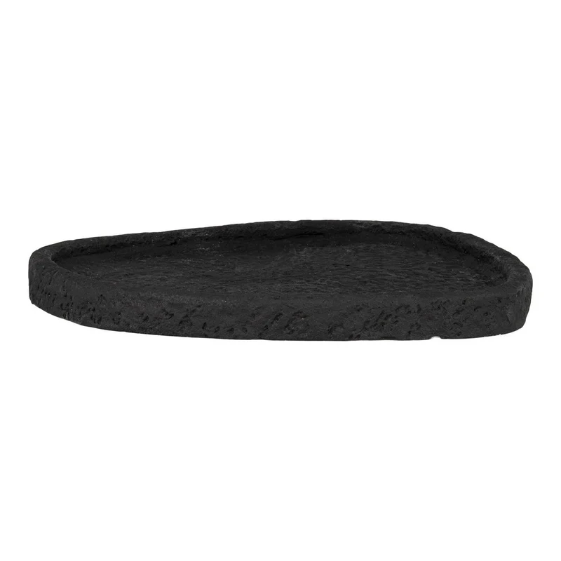 House Nordic Dekotablett Noir Stone – Schwarz