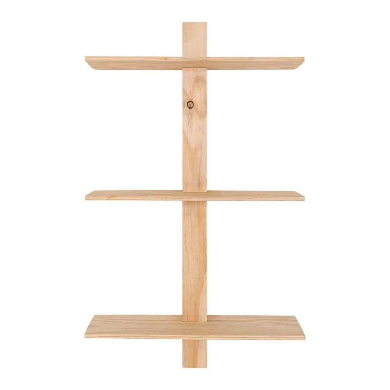 House Nordic Regal Almelo – Naturholz, Kiefernholz, 50 × 15 × 83 cm
