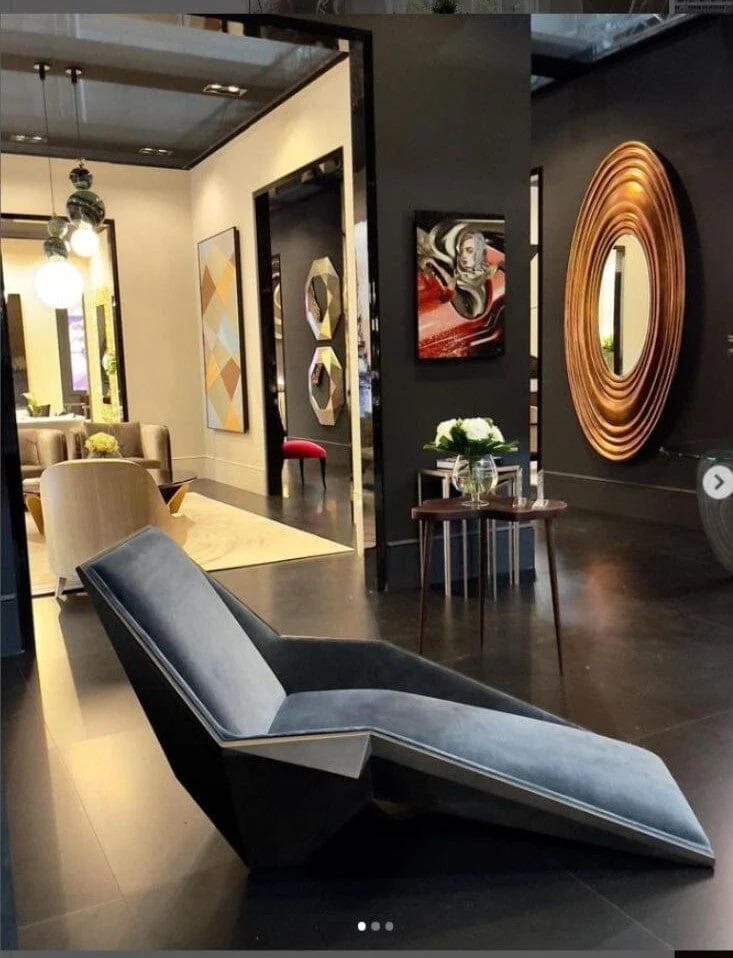 Christopher Guy elegante Chaiselongue Canapé 60-0794 von Instylior