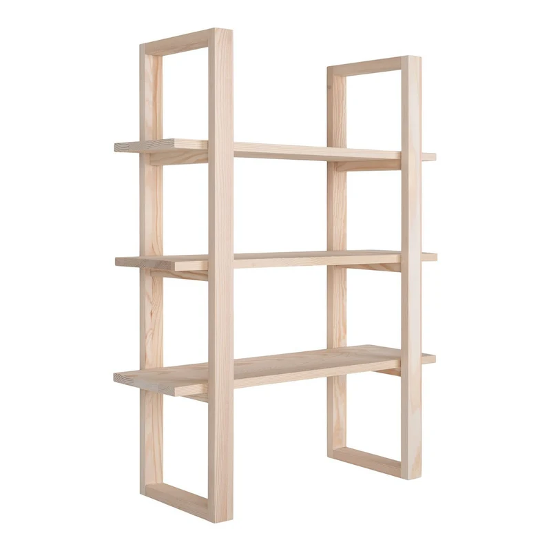 House Nordic Regal James – Natur, Paulownia-Holz, 48 × 63 cm