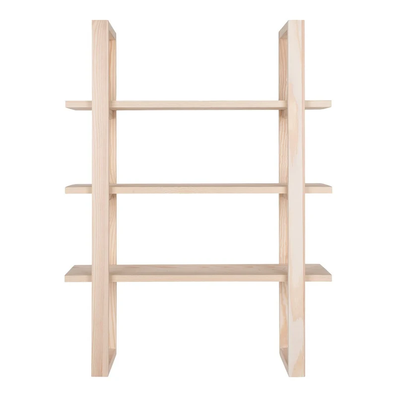 House Nordic Regal James – Natur, Paulownia-Holz, 48 × 63 cm