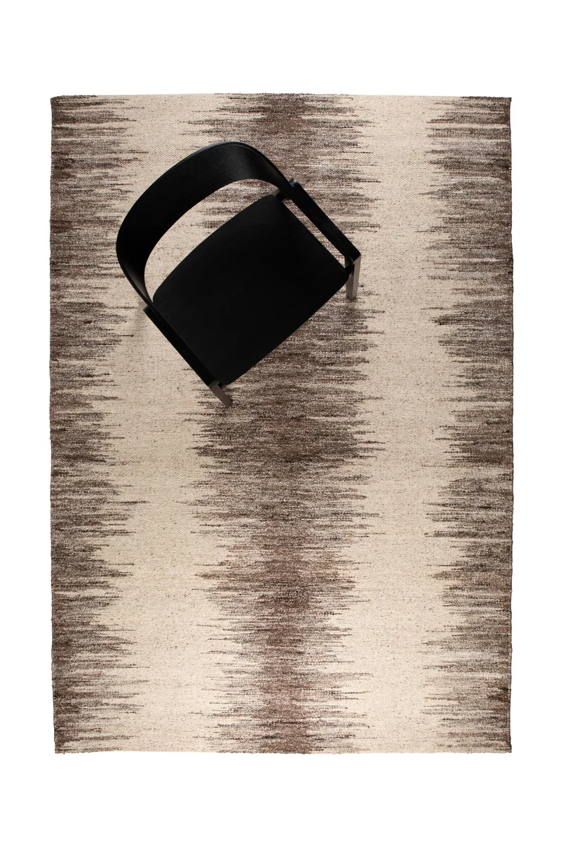 Dutchbone Teppich Rhea 160 × 230 cm – Grau, Polyester