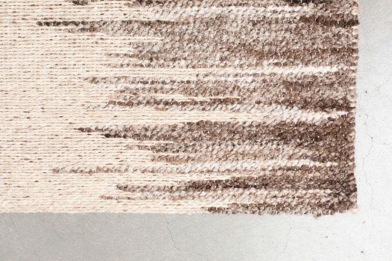 Dutchbone Teppich Rhea 160 × 230 cm – Grau, Polyester