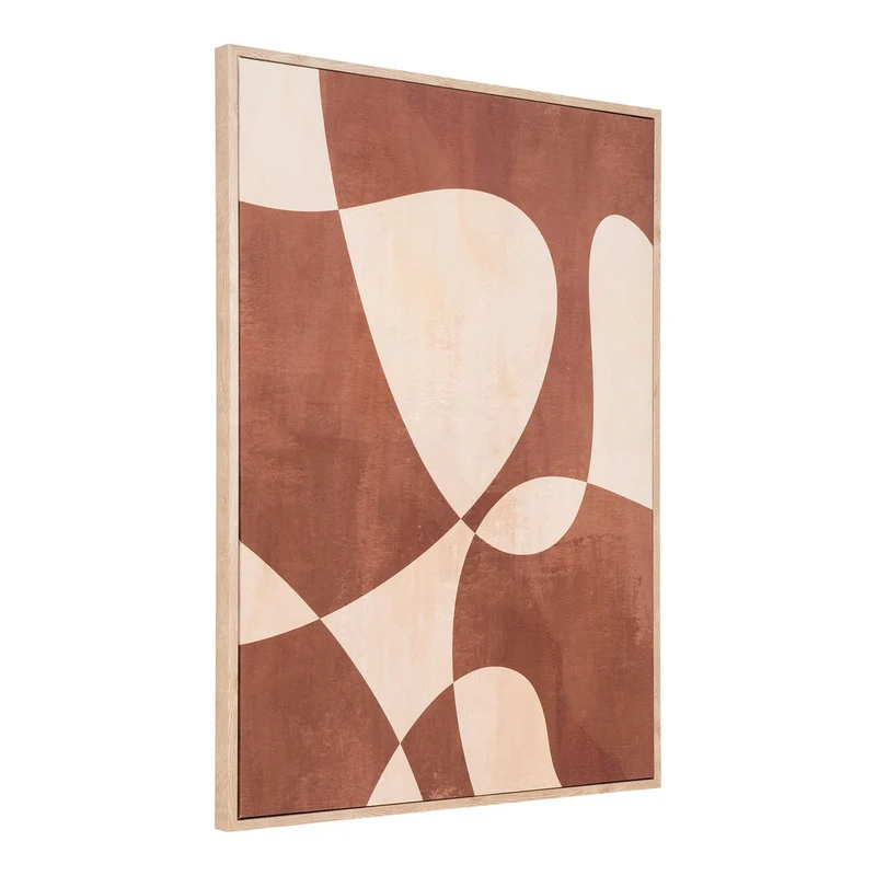 House Nordic Leinwanddruck Kapstadt Nr. 1 – Braun/Beige, 50 × 70 cm, Segeltuch
