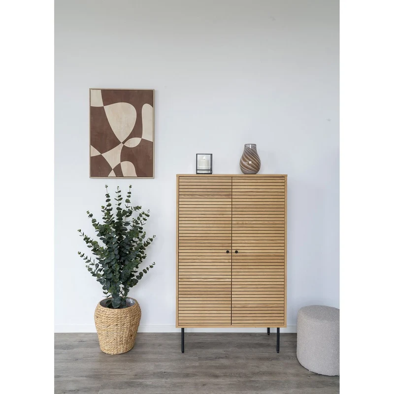 House Nordic Leinwanddruck Kapstadt Nr. 1 – Braun/Beige, 50 × 70 cm, Segeltuch