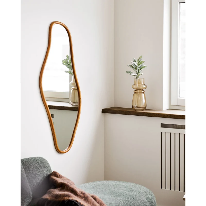 House Nordic Spiegel Brandsby – Kiefernholz, natur, 60 × 120 cm