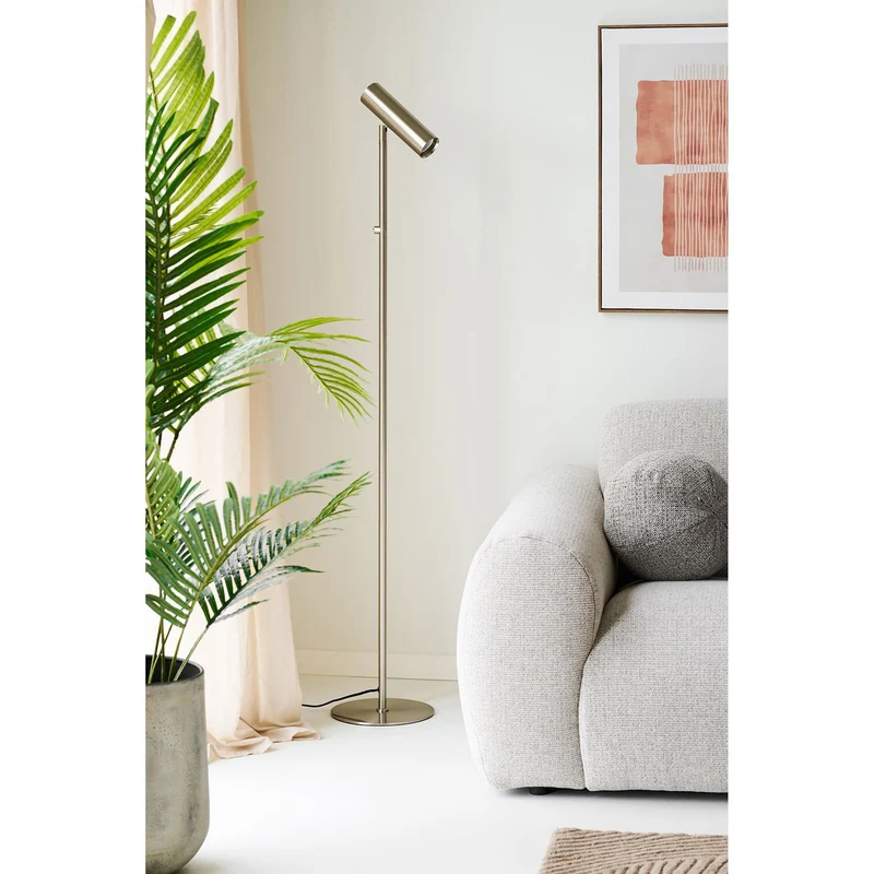 House Nordic Stehleuchte Paris – Stahl, Silber, 150 cm