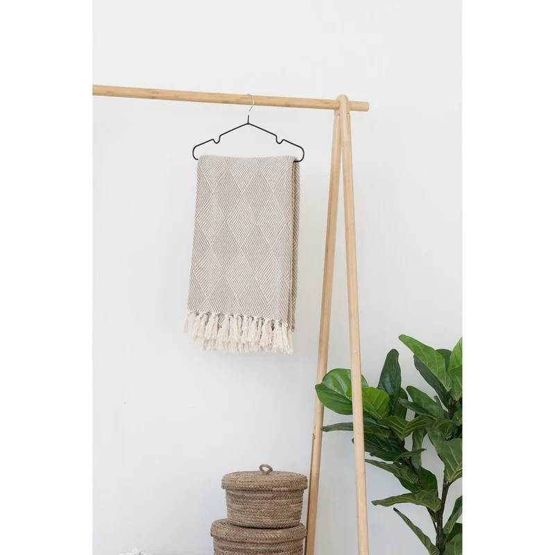 House Nordic Wohndecke "Bursa" – Taupe/Beige