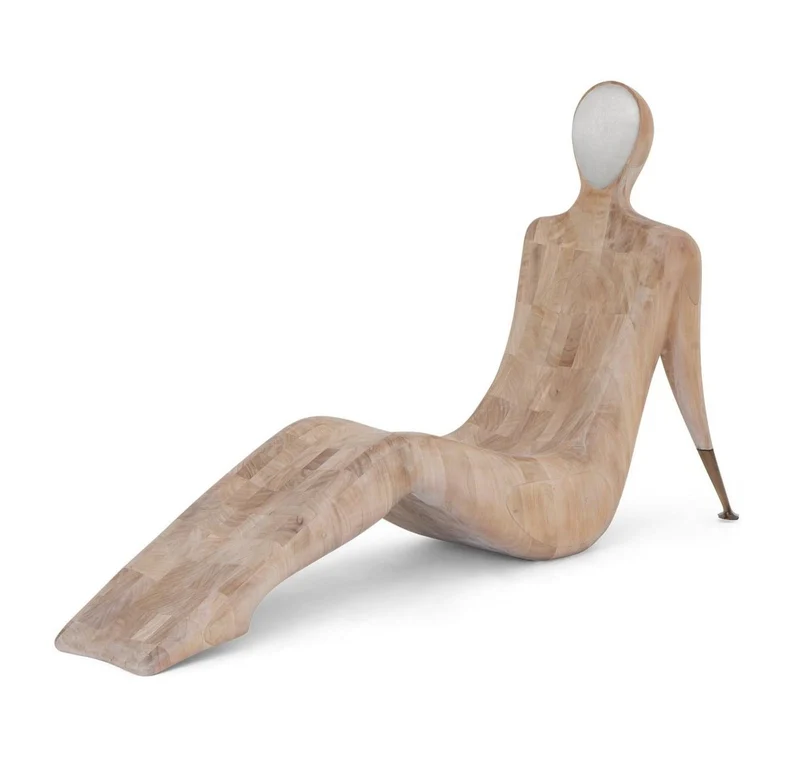 Christopher Guy handgeschnitzte Skulptur Chaise 60-0626 von Instylior