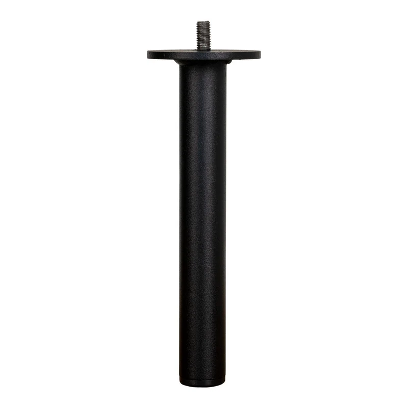 House Nordic Lido-Bein – Schwarzer Stahl, 1 Bein, 2,5 × 2,5 × 18 cm
