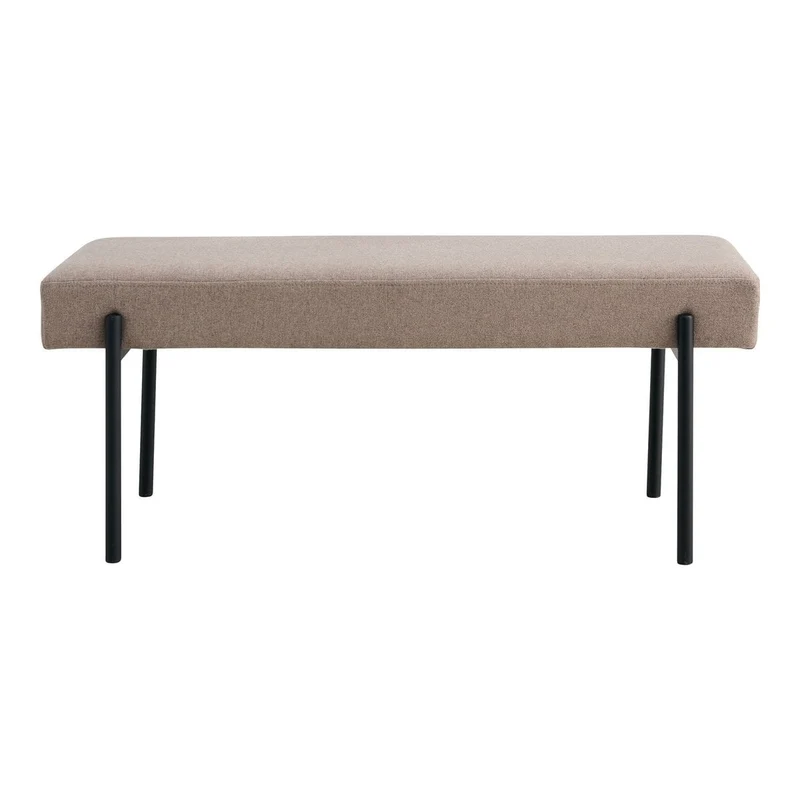 House Nordic Bank Swindon – Stein mit schwarzen Beinen, 100 × 36 × 42,5 cm