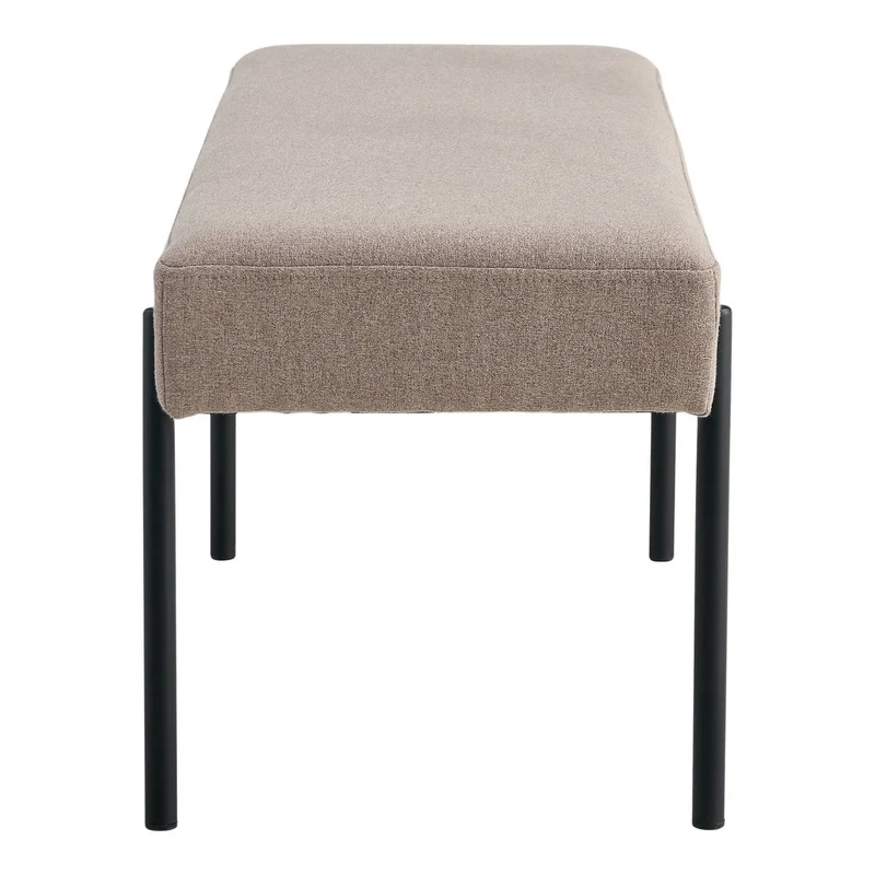 House Nordic Bank Swindon – Stein mit schwarzen Beinen, 100 × 36 × 42,5 cm