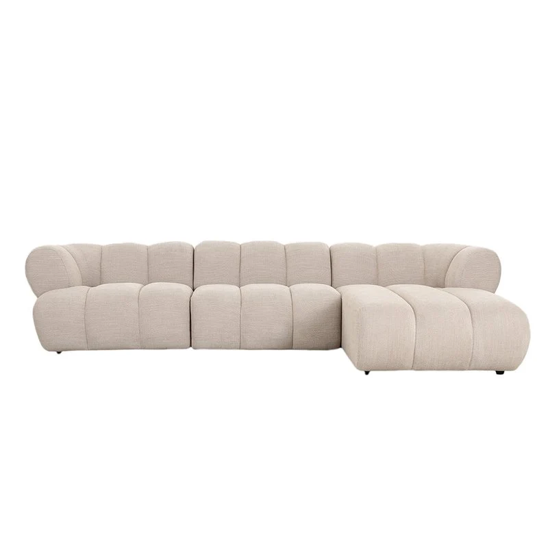 Pole to Pole Sofa New York 4-Sitzer mit rechter Lounge – Beige, 304 × 172 cm