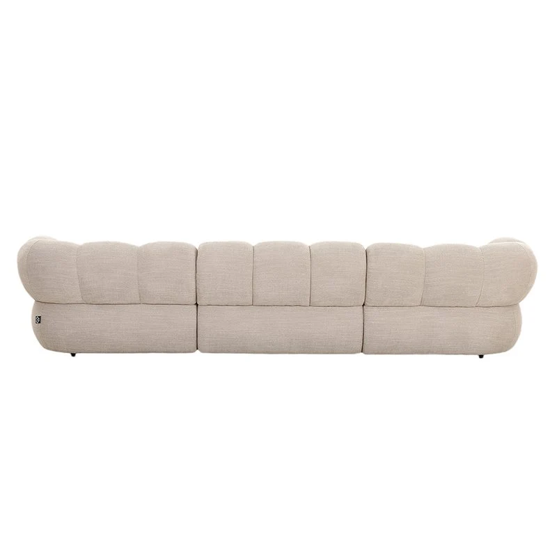 Pole to Pole Sofa New York 4-Sitzer mit rechter Lounge – Beige, 304 × 172 cm