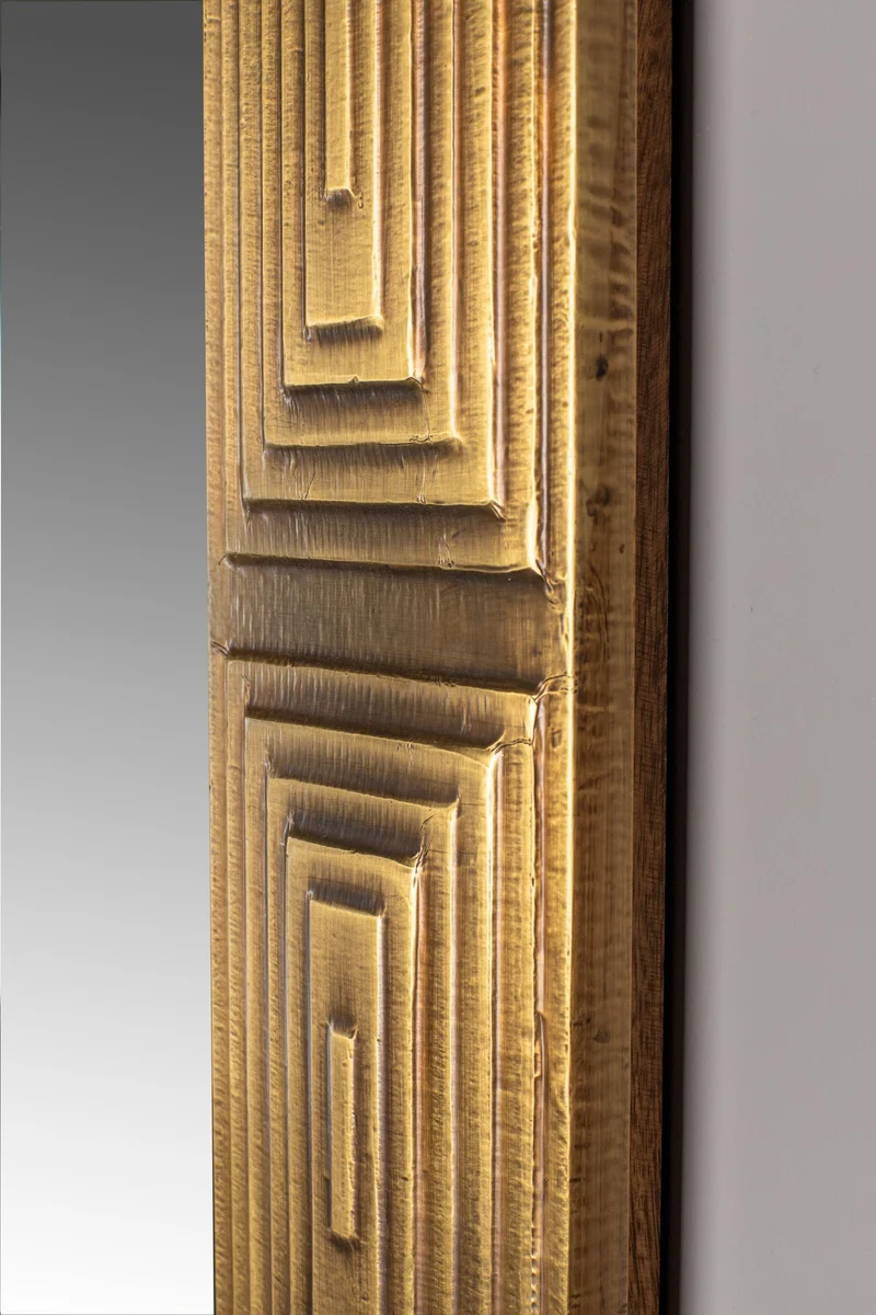 Dutchbone Spiegel Volan – Gold, MDF, 110 × 70 × 4 cm