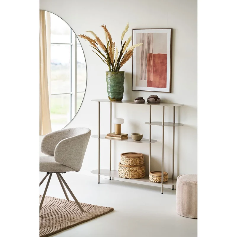 House Nordic Mina Leinwanddruck – Beige/Braun, Nr. 1, 50 × 70 cm