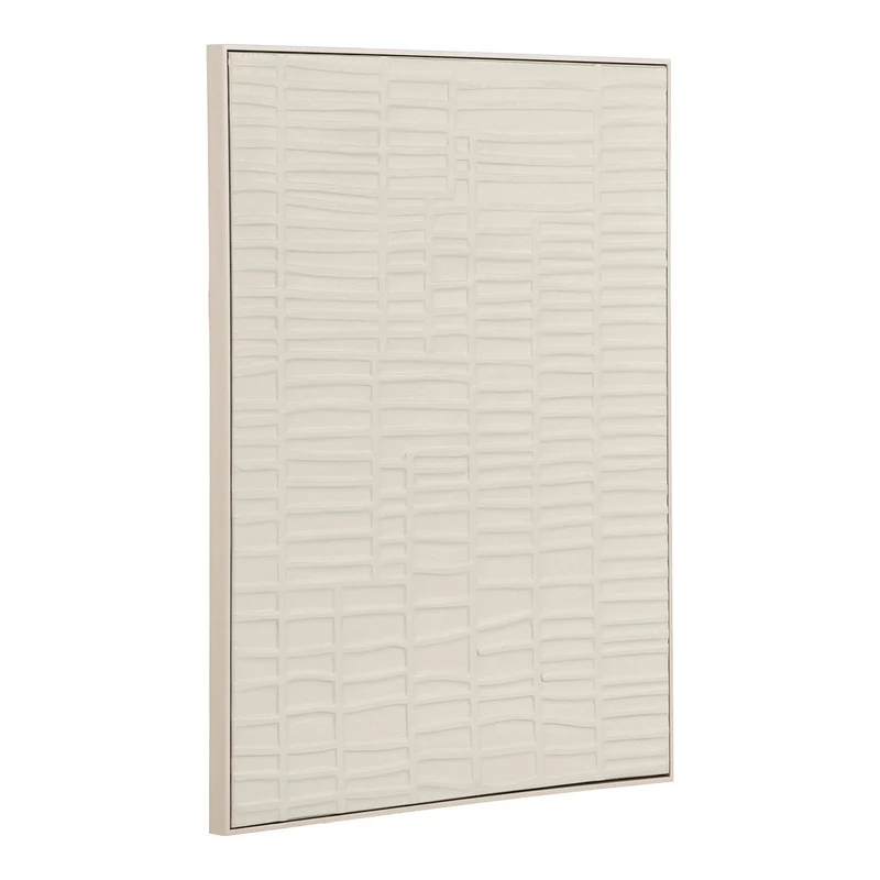House Nordic Wanddekoration Ena Relief – Beige, 60 × 80 cm