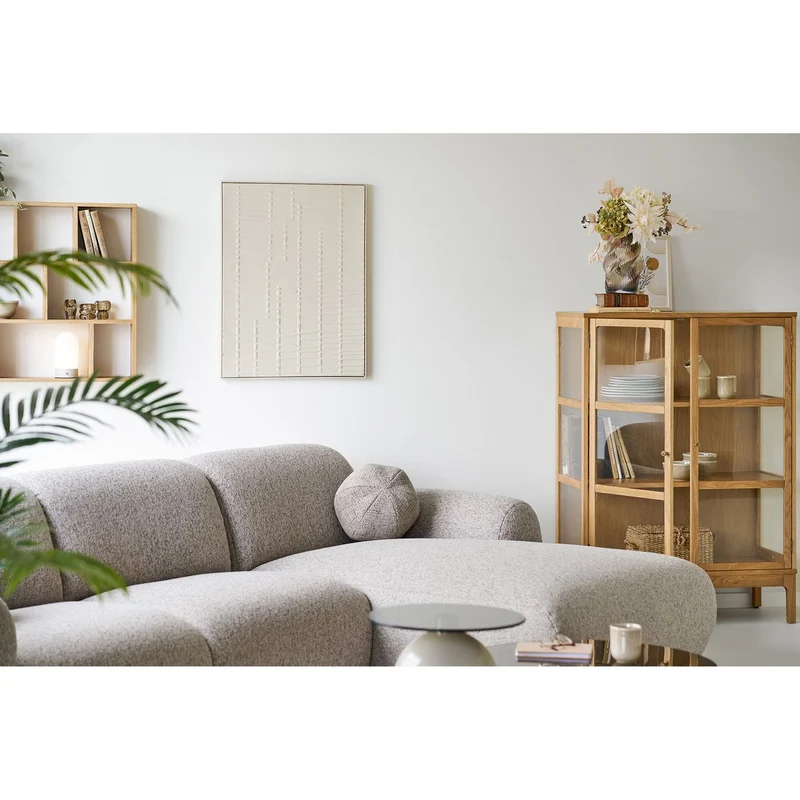 House Nordic Wanddekoration Ena Relief – Beige, 60 × 80 cm