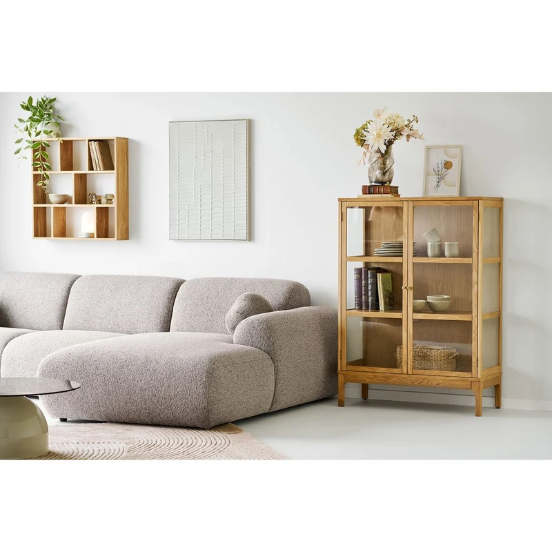 House Nordic Wanddekoration Ena Relief – Beige, 60 × 80 cm
