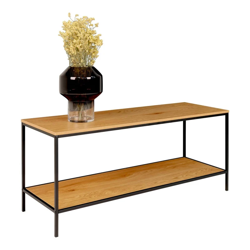 House Nordic Vita TV-Ständer – Eichenoptik, Stahl, 100 × 36 × 45 cm