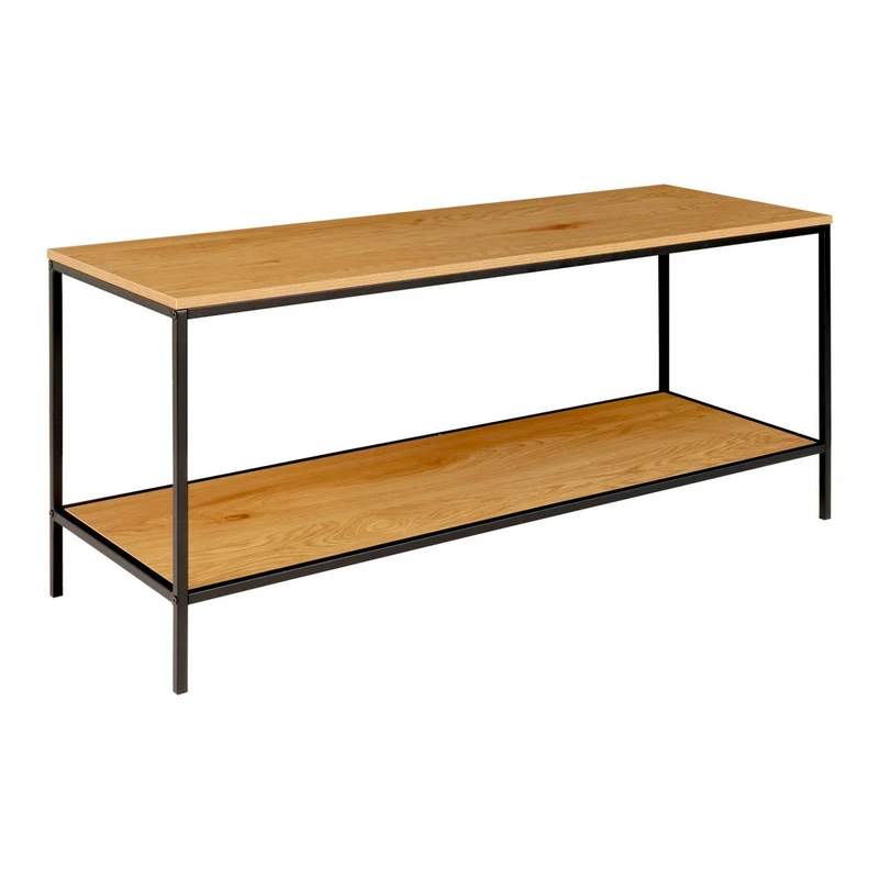House Nordic Vita TV-Ständer – Eichenoptik, Stahl, 100 × 36 × 45 cm