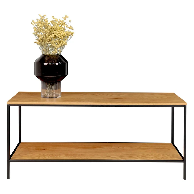 House Nordic Vita TV-Ständer – Eichenoptik, Stahl, 100 × 36 × 45 cm