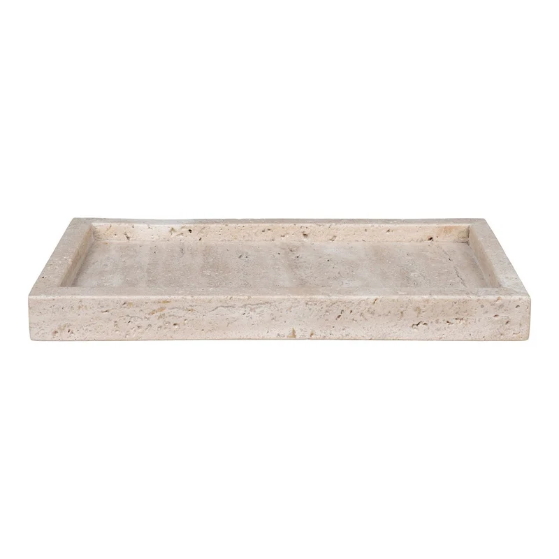 House Nordic Tablett Tavira aus Travertin – Natur