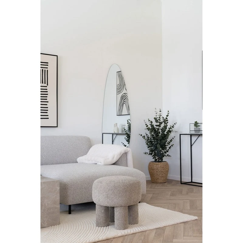 House Nordic Handgetufteter Wollteppich – Elfenbein, 160 × 230 cm, Wolle