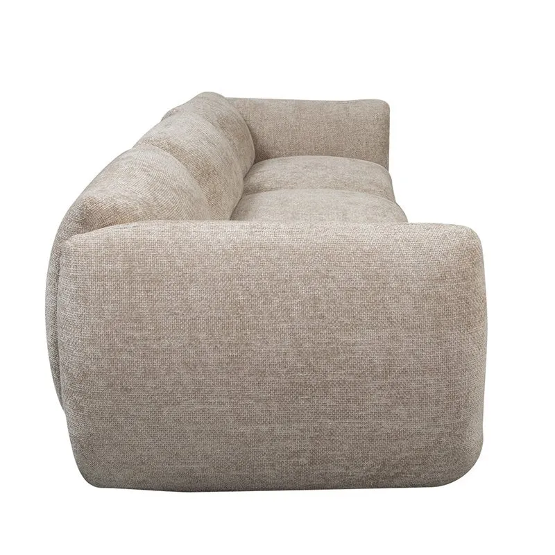 Pole to Pole Sofa Amsterdam 4-Sitzer – Latte, 300 × 102 cm