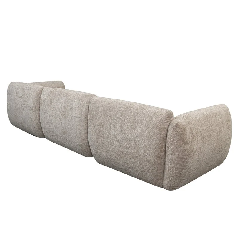 Pole to Pole Sofa Amsterdam 4-Sitzer – Latte, 300 × 102 cm
