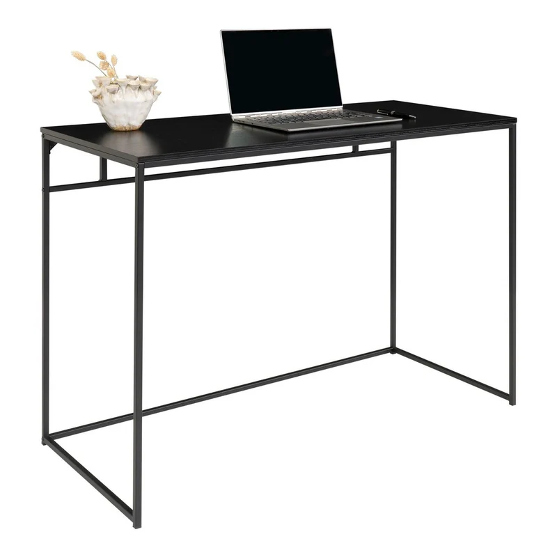 House Nordic Schreibtisch Vita – Schwarz, Stahl, 100 × 45 × 75 cm