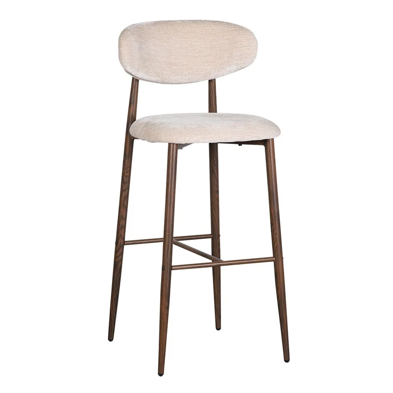 Pole to Pole Barstuhl Japandi – Tan, Höhe 109,5 cm, 2er-Set